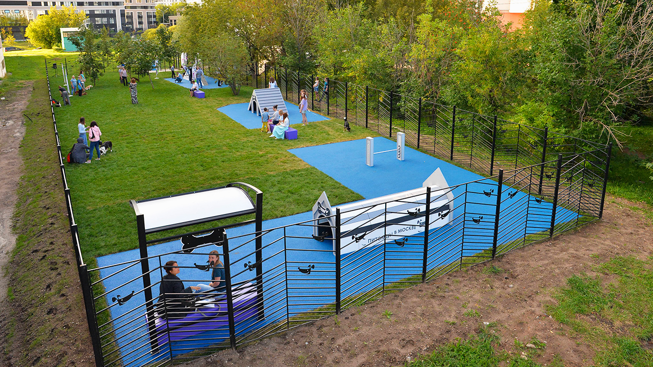 Площадка для выгула собак на улице Пяловская (САО, Западное Дегунино)