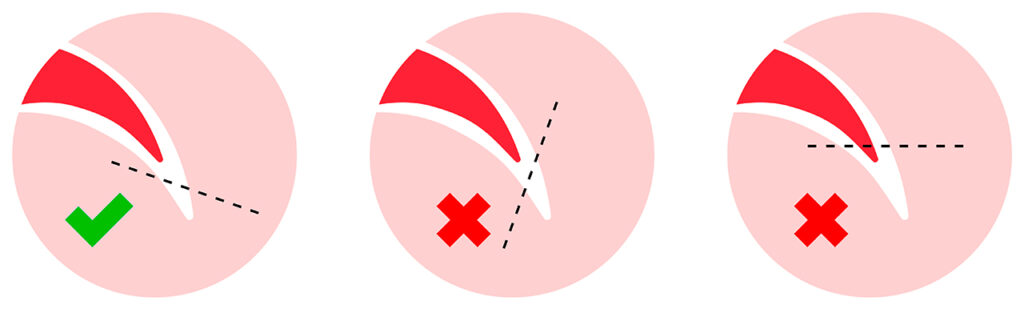 Как правильно сделать срез когтя у собаки. Схема правильного и неправильного положения лезвий кусачек для стрижки когтей