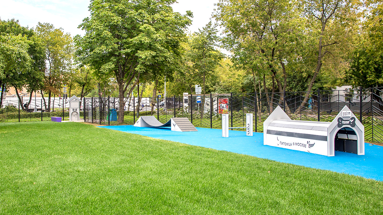 Площадка для выгула собак в 1-ом квартале (ЮВАО, Капотня)