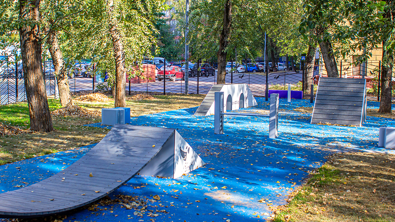 Площадка для собак на улице Космонавта Волкова (САО, Войковский)